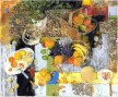 Art paint - Paint - orange - Yellow - Art - Picture - Vegetable - Plant - Floral Arrangement - Still life - Acrylic paint - Modern Art 