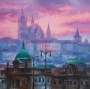 "In the morning over the parliament" Sky - Cloud - Building - World - Paint - Nature - Painting - Architecture - Art - Cityscape - Morning - Water - City - Landmark - Towers - Landscape - Steeple
