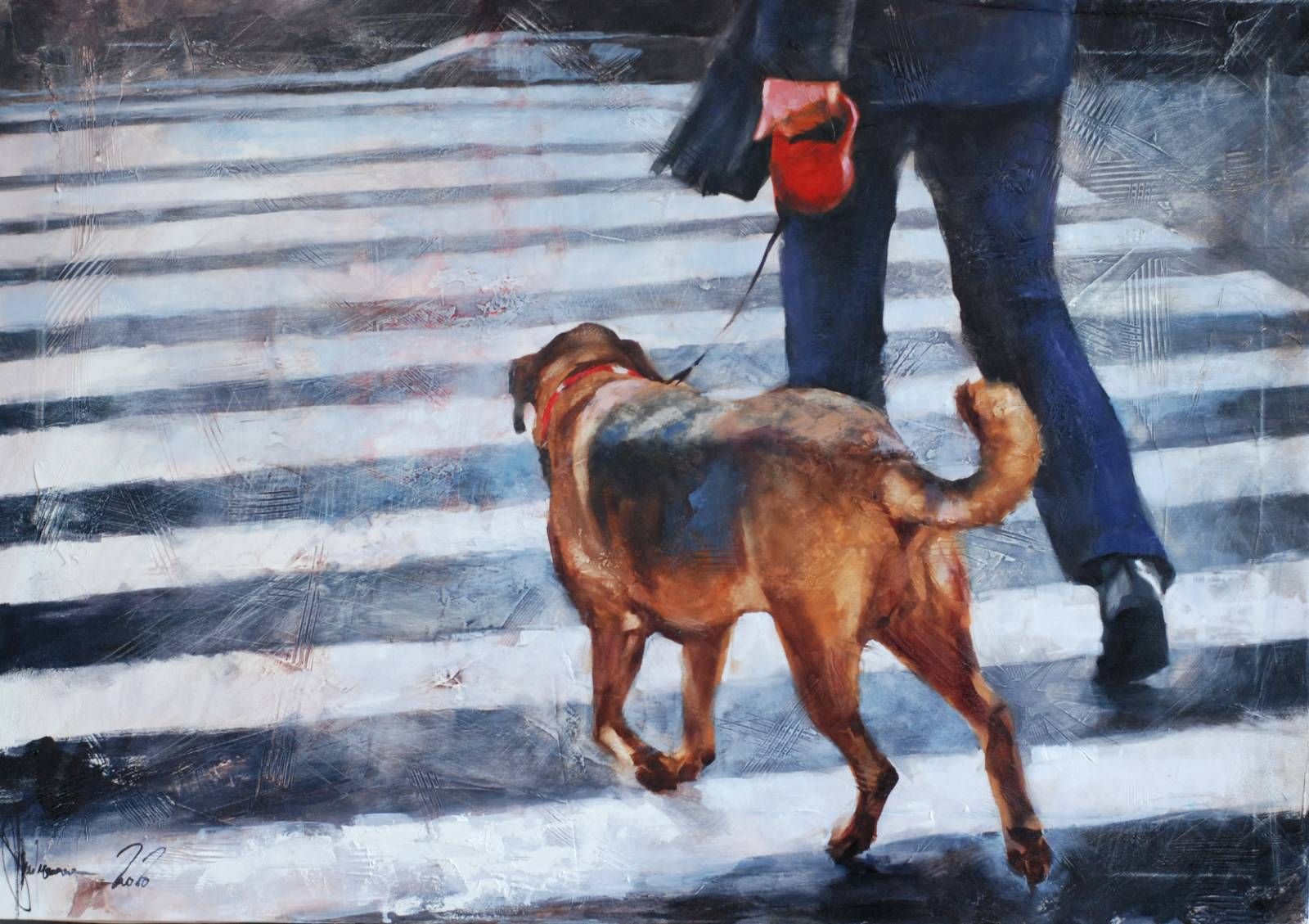 Original painting by Igor Shulman. Dog